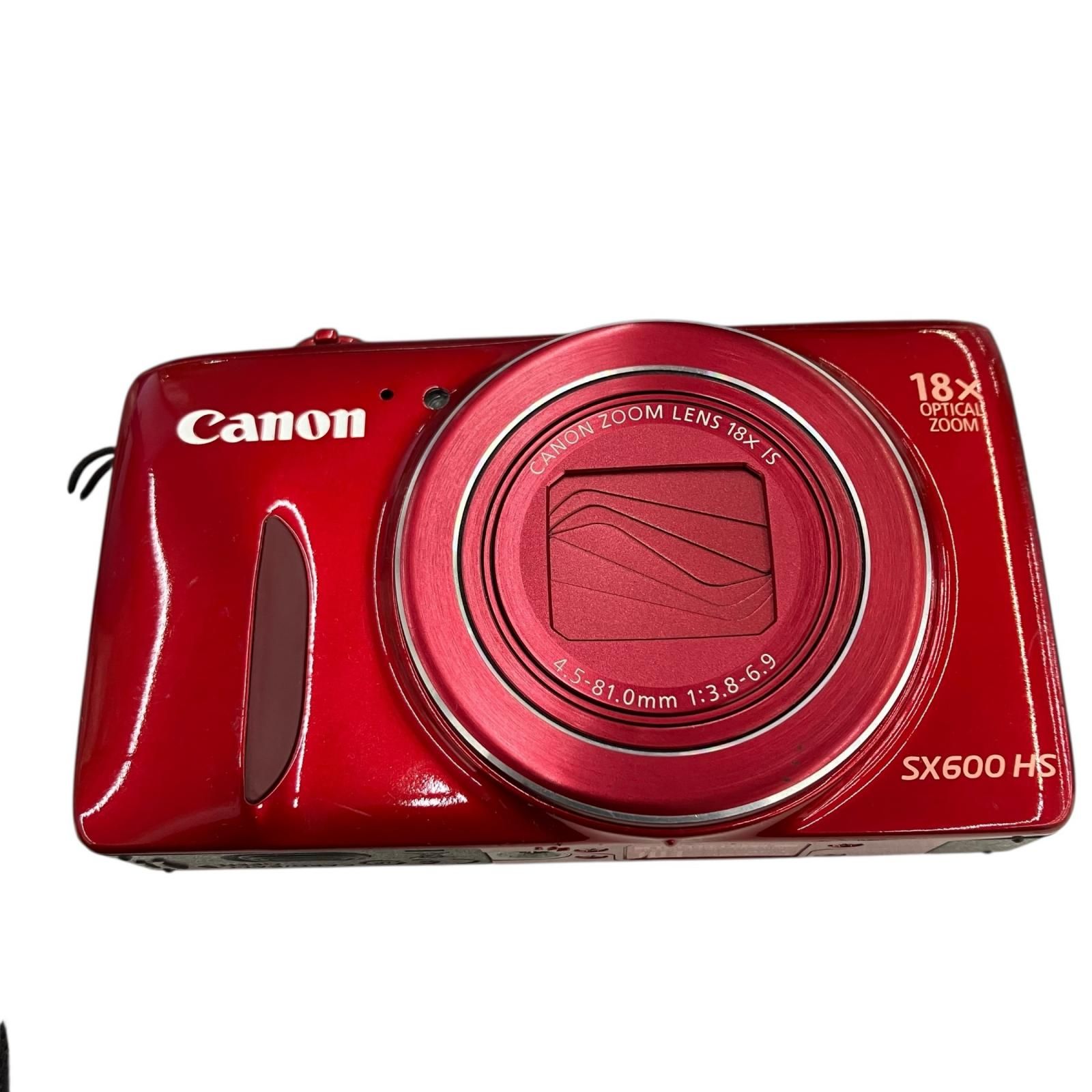 Canon powershot SX600HS デジタルカメラ レッド 極美品】Canon
