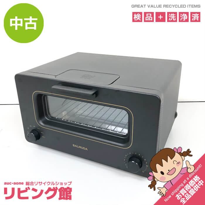 ss8522　バルミューダ スチームトースター K01E-KG ブラック BALMUDA オーブントースター 黒 1300W トースト パン焼き タイマー15分 オーブントースター 中古 ss8522 【中古】 バルミューダ スチームトースター K01E-KG ブラック