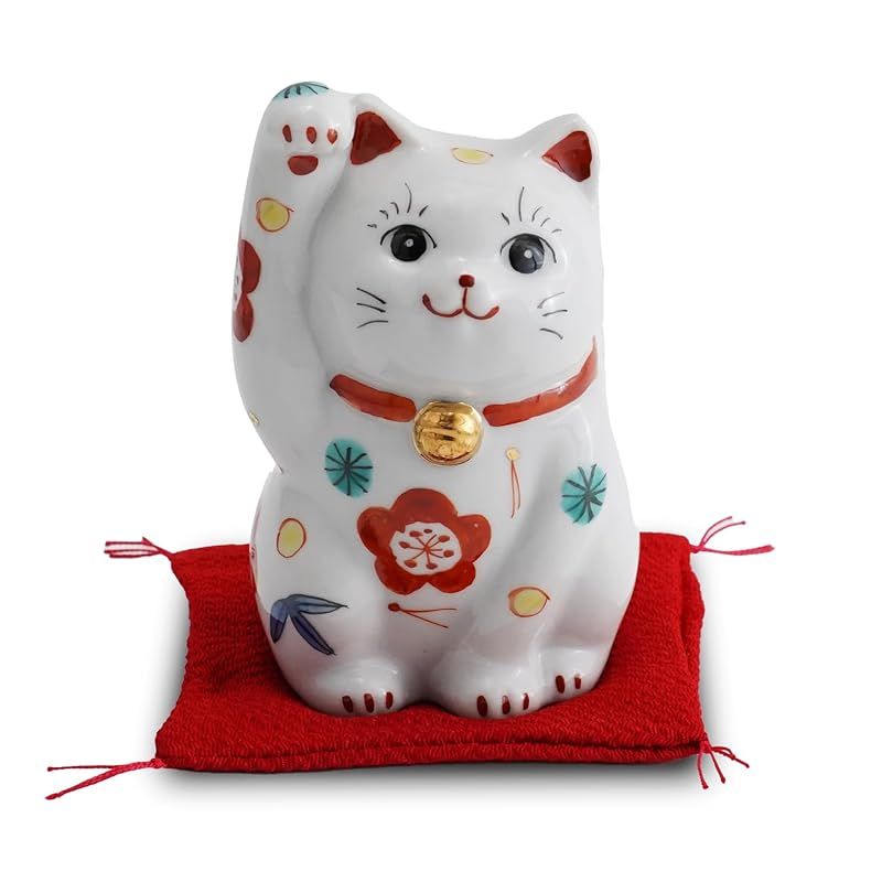 招き猫 右手あげ 黄色 10号 赤座布団 オブジェ 招き猫 置物 右手」の人気商品一覧 | 安い商品を通販 招き猫