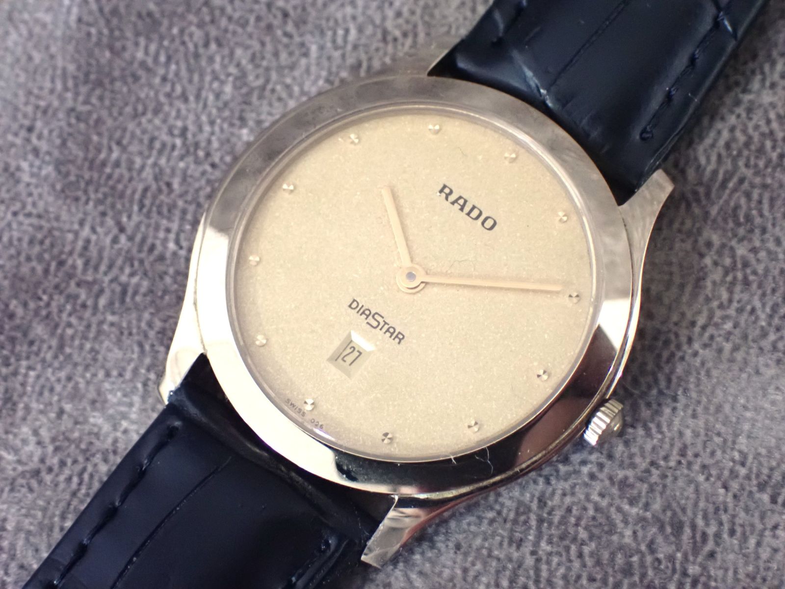 不動品】RADO ラドー ダイヤスター 160.0404.3 クォーツ 純正尾錠 