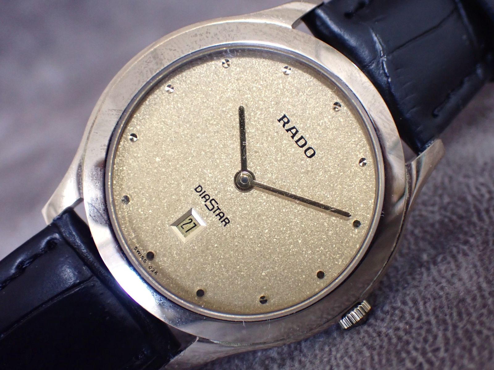 不動品】RADO ラドー ダイヤスター 160.0404.3 クォーツ 純正尾錠 