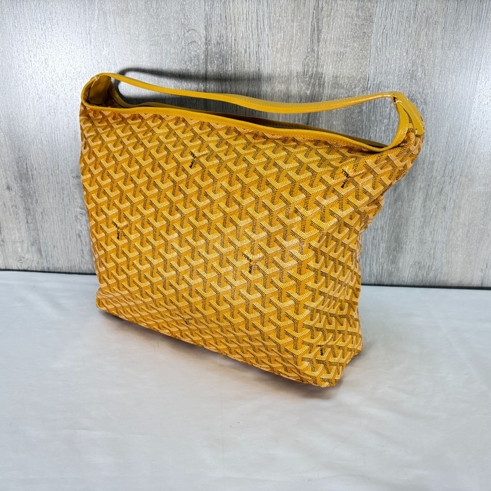 GOYARD ゴヤール PVC×レザー ホーボー ショルダーバッグ 真贋済み 