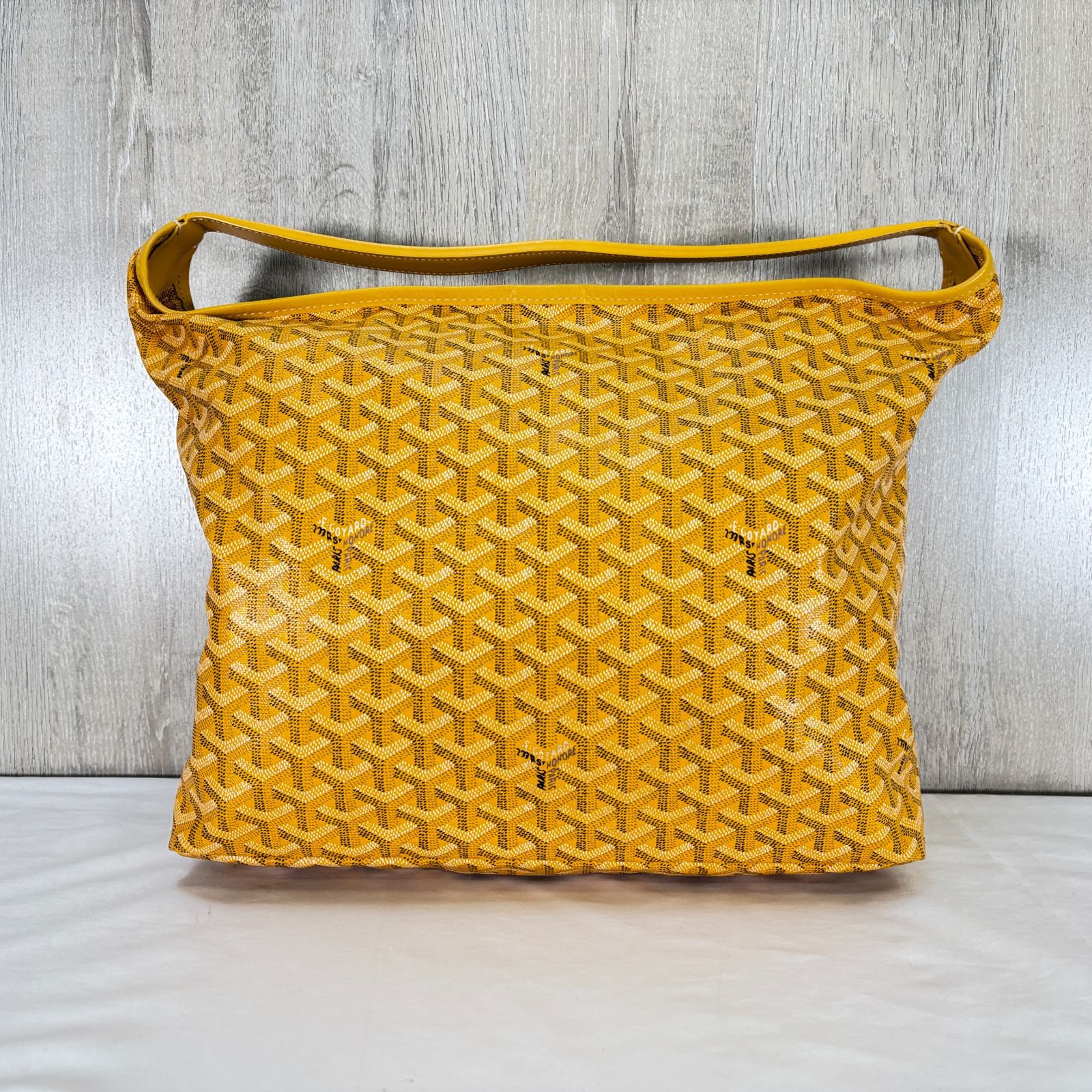 GOYARD ゴヤール PVC×レザー ホーボー ショルダーバッグ 真贋済み 
