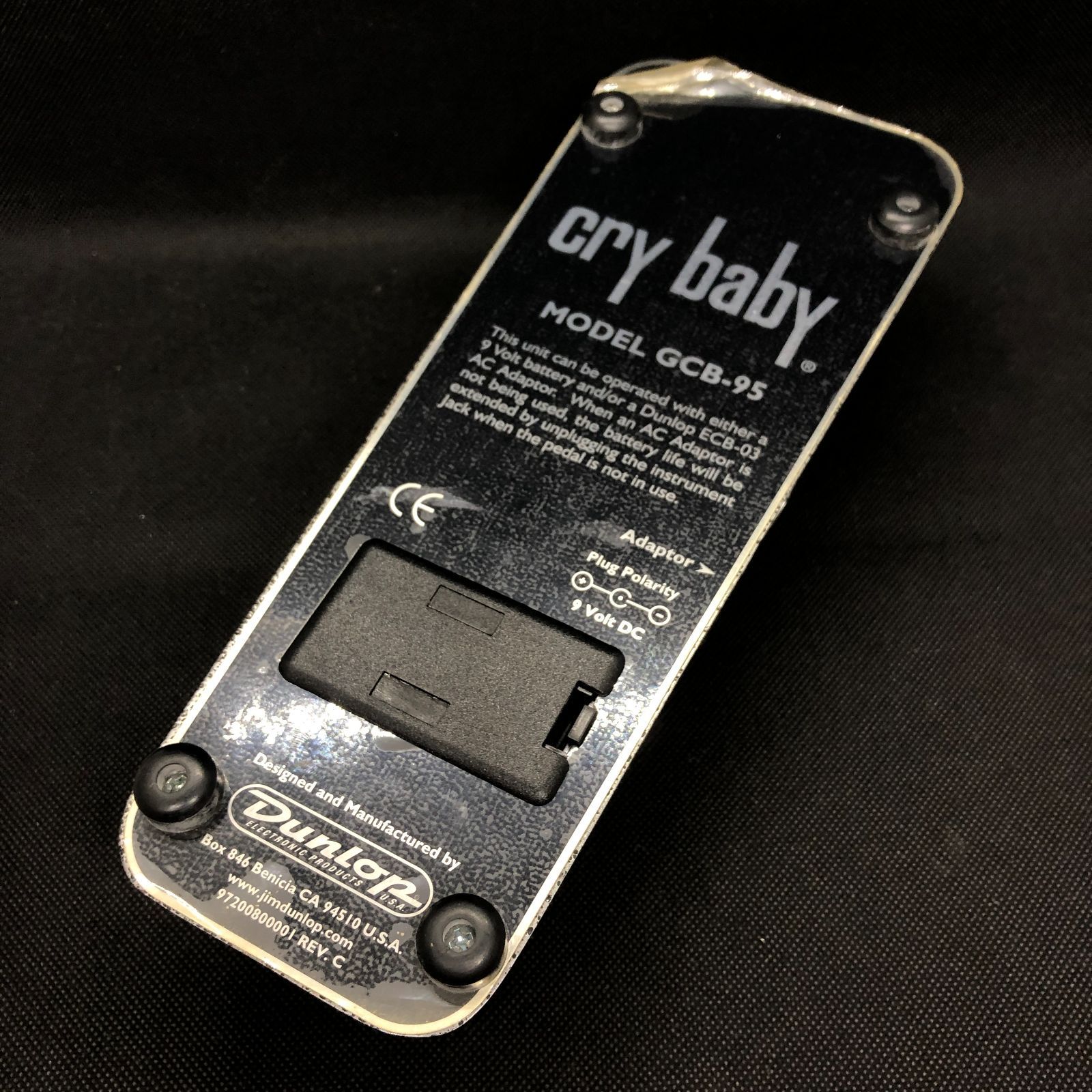 楽器・機材 JIM DUNLOP GCB-95 CRYBABY ACアダプター付き