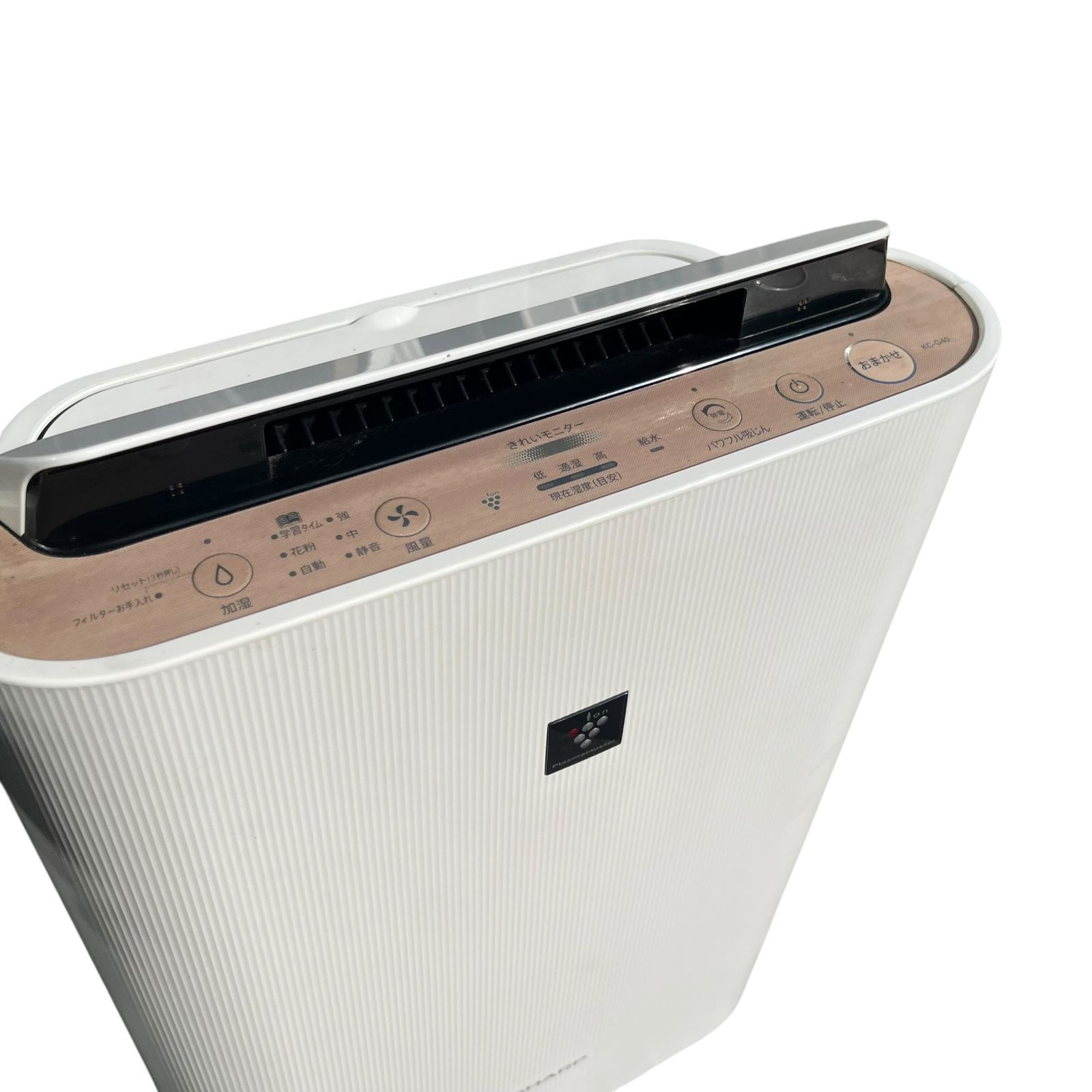 中古○シャープ/SHARP○加湿空気清浄機 KC-G40-W 2020年製 プラズマ