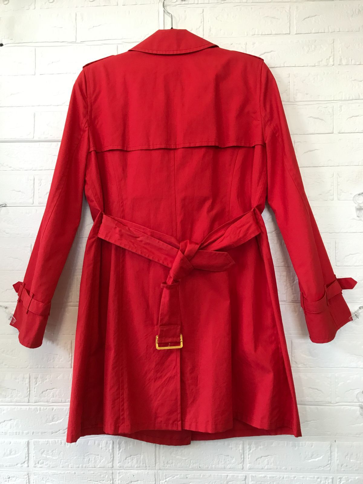 Burberry バーバリー トレンチコート レッド系 775 - メルカリ