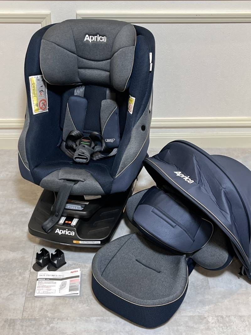 Aprica ISOFIX クルリラプラス 360° セーフティ チャイルドシート 付属