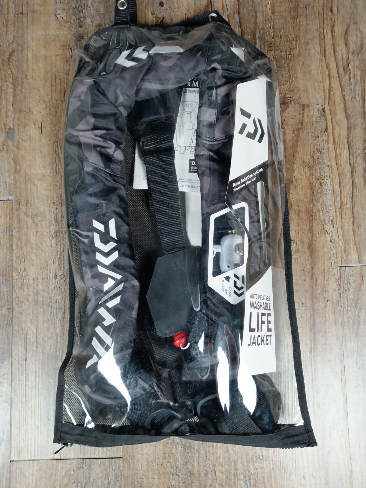 ダイワ DAIWA DF-2007 自動膨張式ライフジャケット ブラック DAIWA