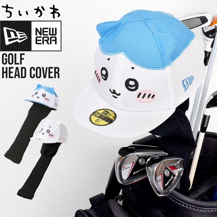 Head Cover Golf New Era Chiikawa New Era Chiikawa 14864492 14864493 Driver 460cc Compatible Club Cover Honeyware Character Hat Cap 59FIFTY Plush
