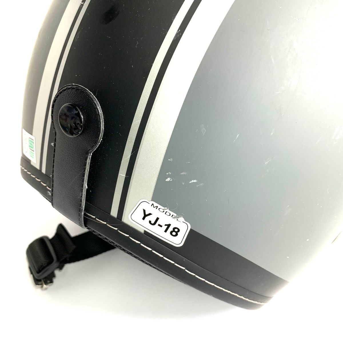YAMAHA ヤマハ ジェットヘルメット Lサイズ(59-60cm未満)  YJ-18 ドリフトHT-1   ブラック/グレー ユニセックス / 240001199975 YAMAHA ヤマハ ジェットヘルメット Lサイズ(59-60cm未満) YJ-18
