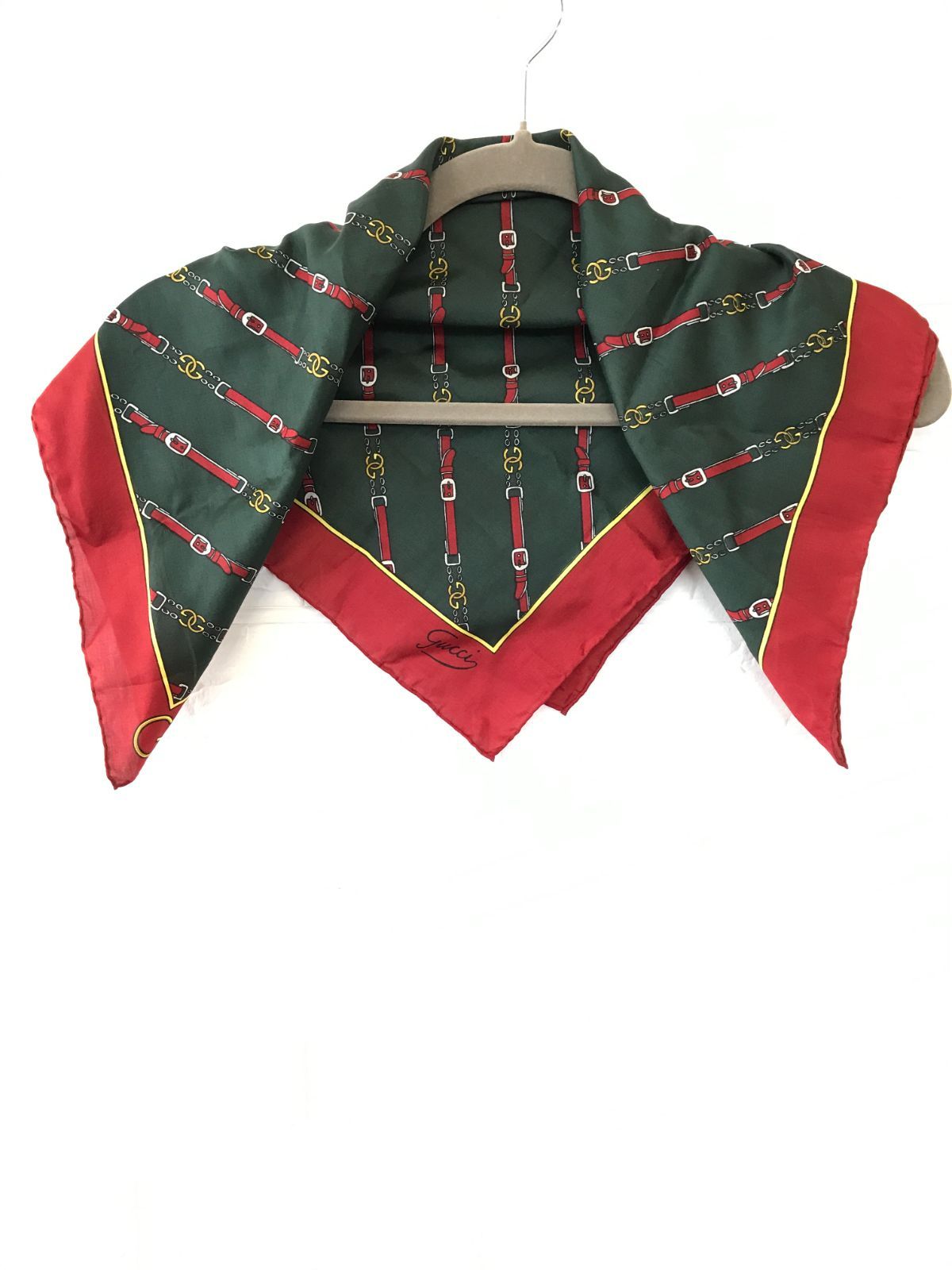 GUCCI ロゴモチーフ インターロッキング ネックスカーフ グッチ グッチ