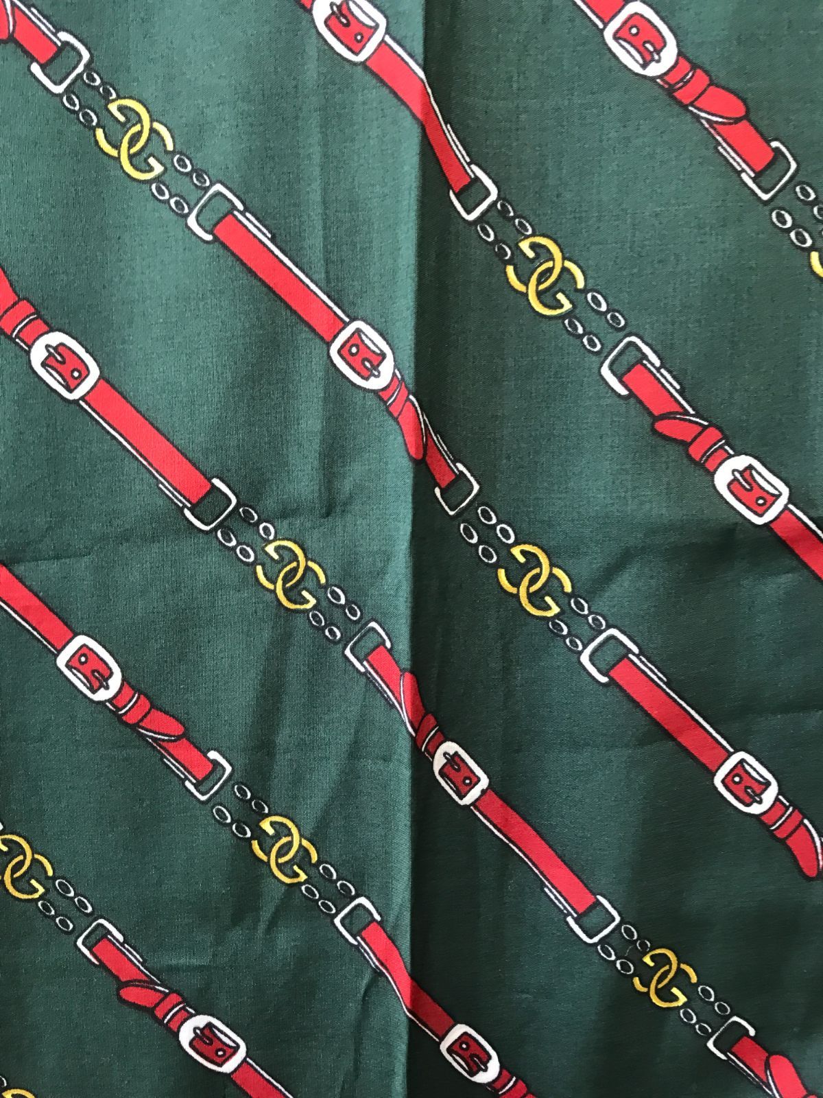 GUCCI グッチ スカーフ ハンカチーフ インターロッキングG