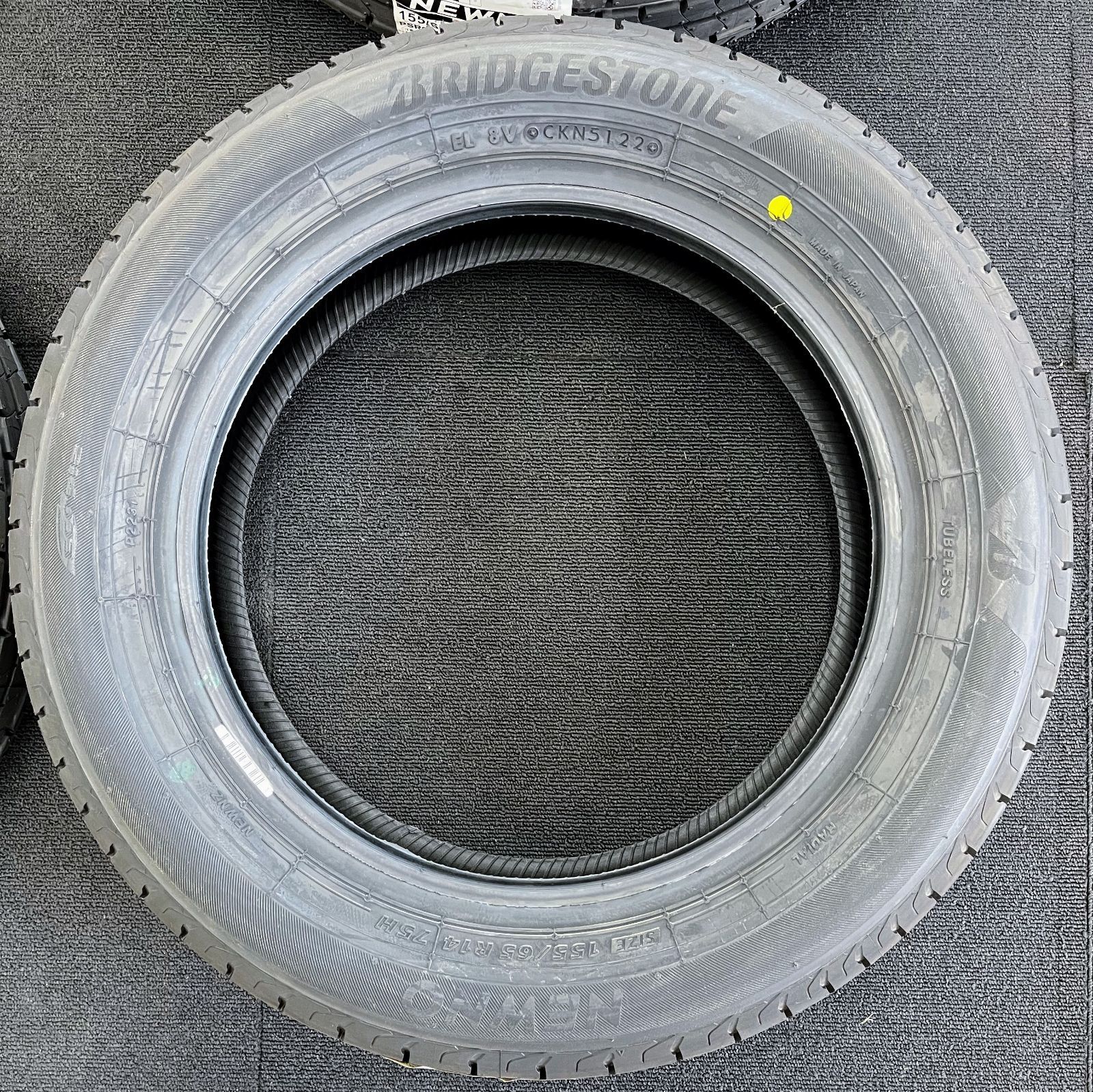 送料無料】【155/65R14】新品未使用 サマータイヤ 4本セット 