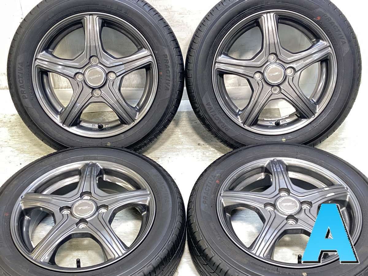 155/65R14 イエローハット PRACTIVA TOPRUN 14x4.5 45 100-4穴 中古 