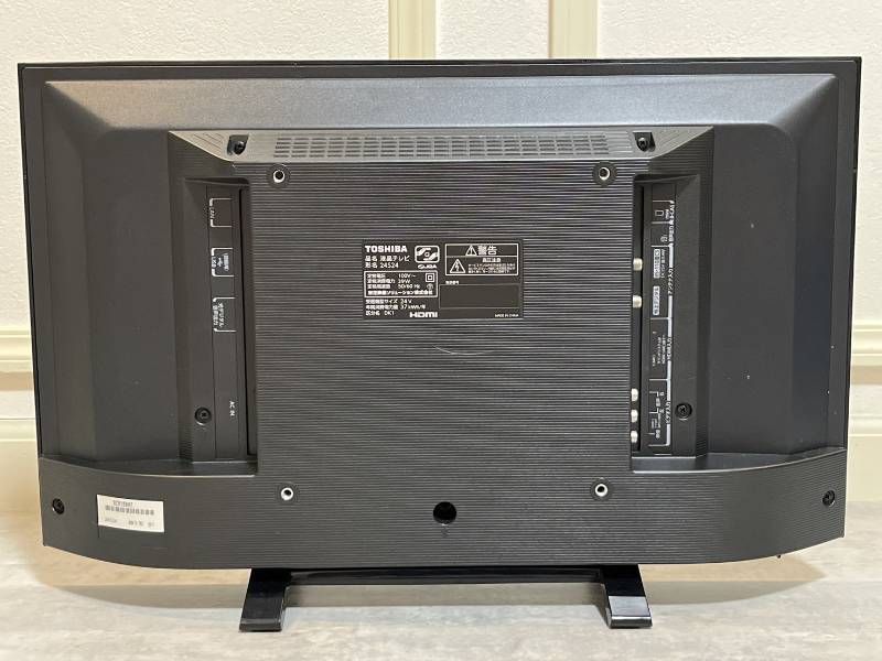 TOSHIBA 液晶テレビ 24S24 20年製 24インチ リモコン付 動作確認ok 