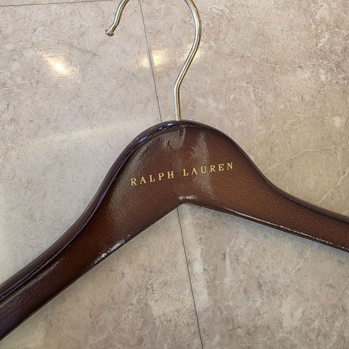 RALPH 木製ハンガー ラルフローレン Ralph - POLO 5本セット Lauren