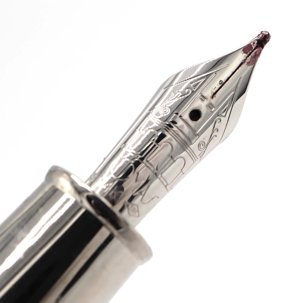 OMAS オマス 万年筆 ボローニャ 14K 585 マーブル レッド 赤 文房具
