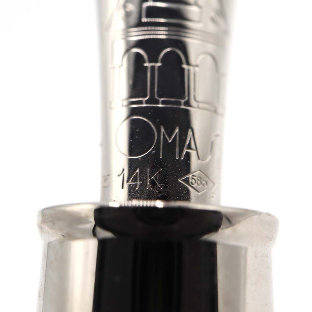 OMAS オマス 万年筆 ボローニャ 14K 585 マーブル レッド 赤 文房具