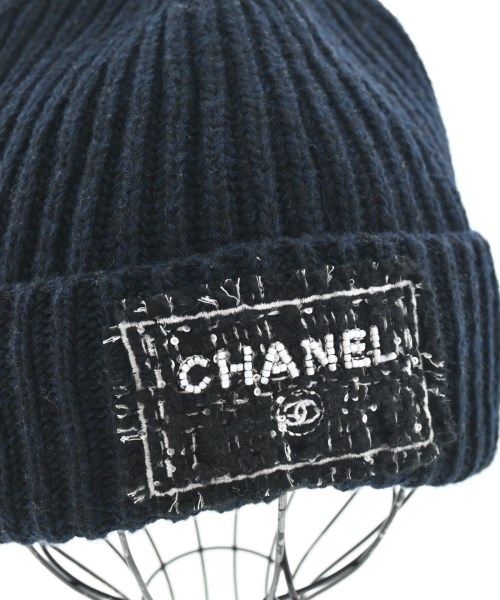CHANEL ニットキャップ・ビーニー レディース 【古着】【中古】【送料