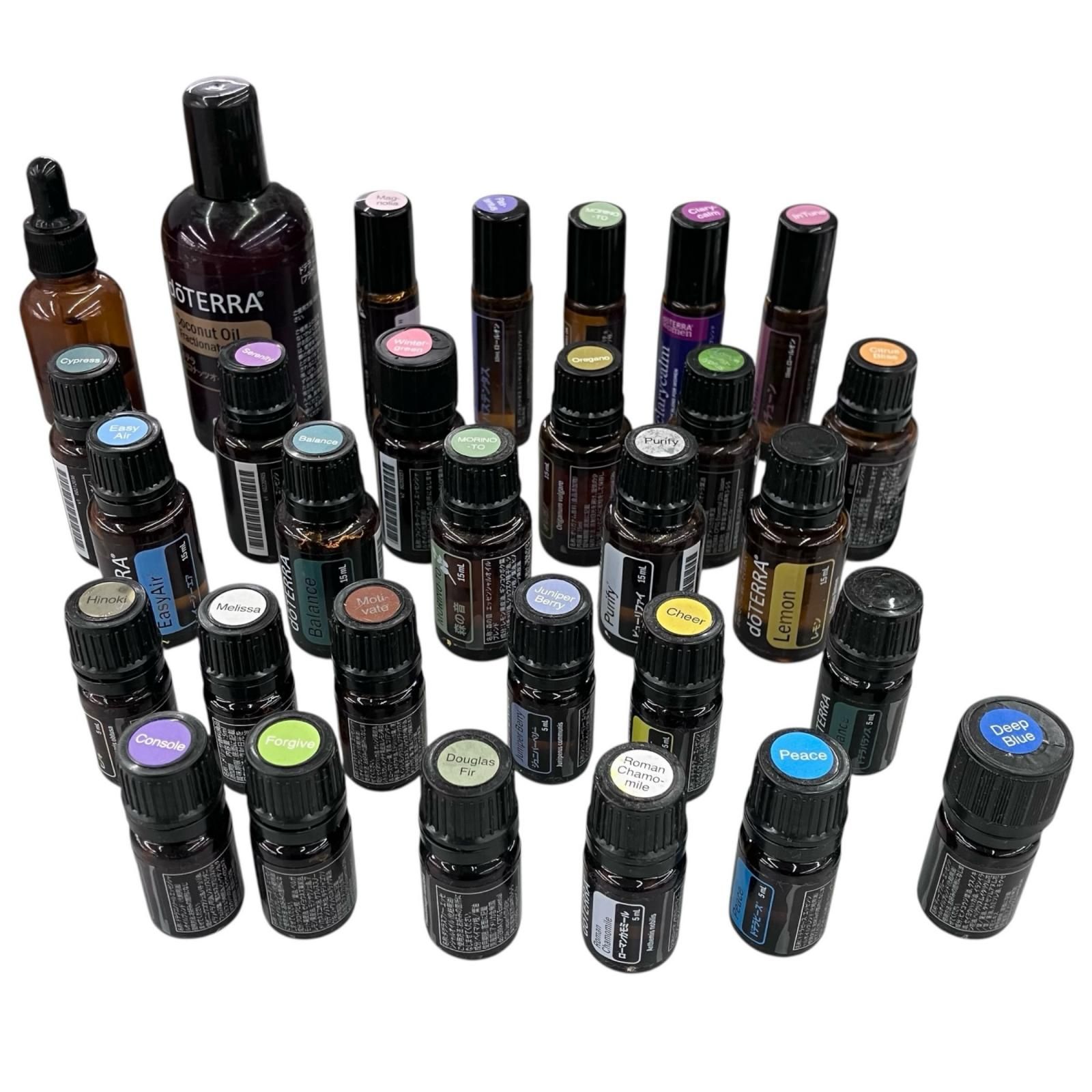 本日値下げします。doTERRA ケースとオイル Amazon.co.jp: doTERRA ドテラ ミニ ガラスボトル ボトルケース