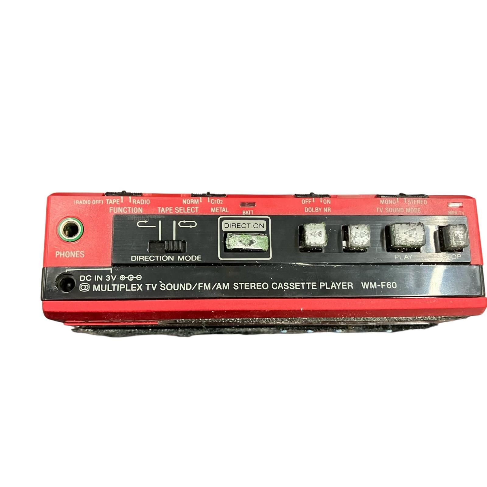 SONY WM-F60 カセットプレーヤー(ジャンク) 【公式通販】