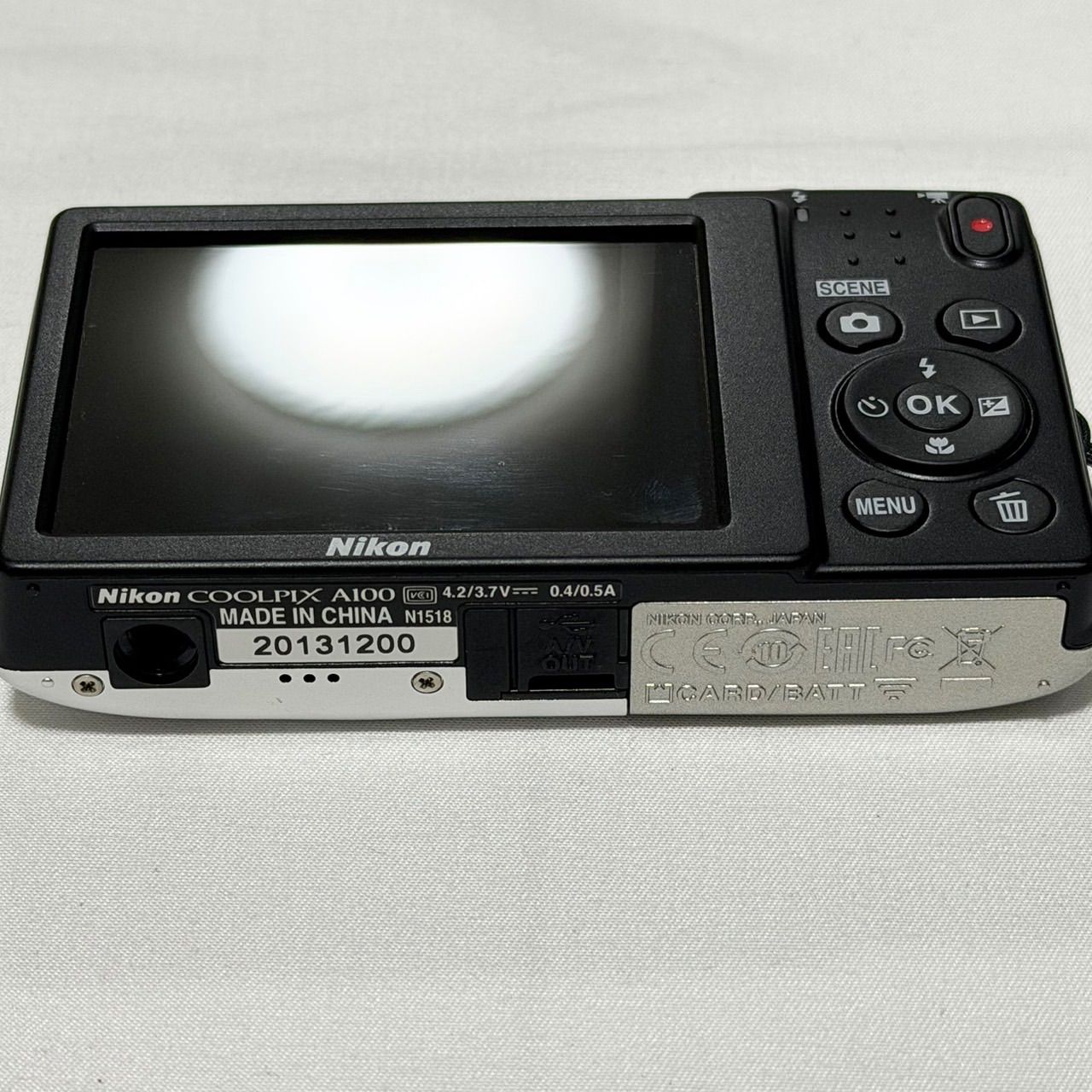 送料無料】Nikon/ニコン/COOLPIX/クールピクス/A100/シルバー 