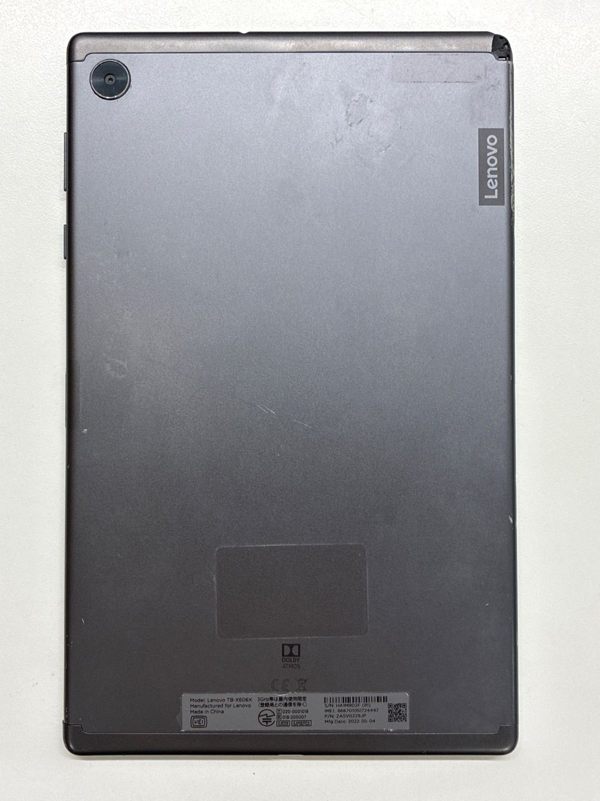 ジャンク】Lenovo Tab M10 FHD Plus TB-X606X 4GB/64GB 画面割れ 動作