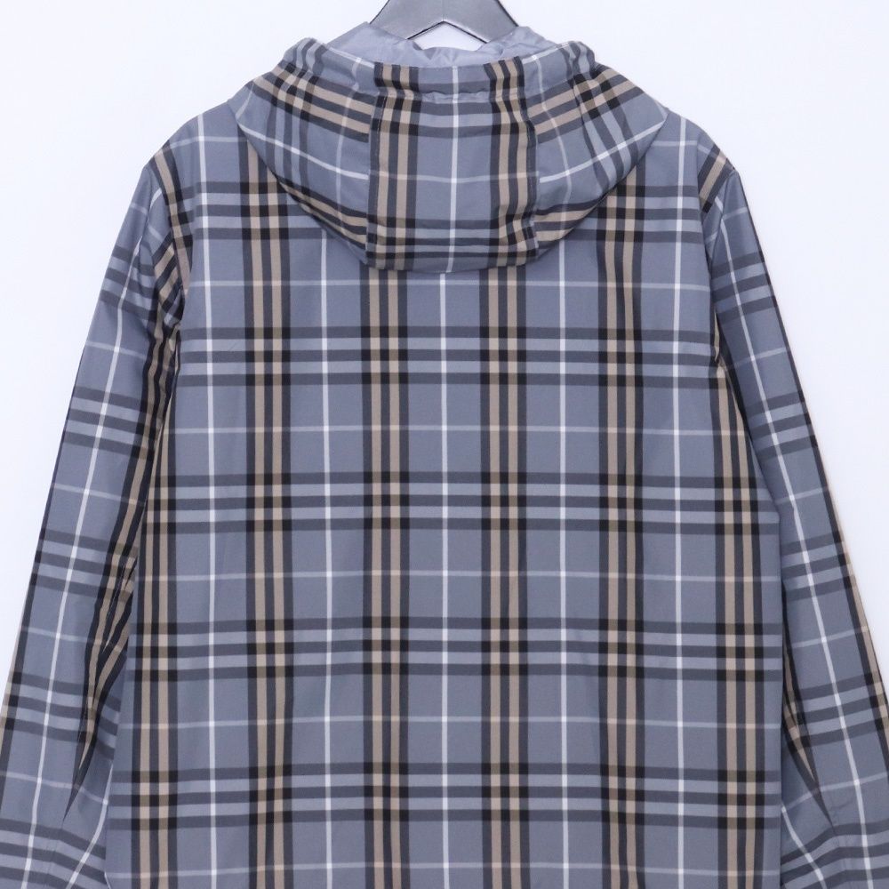 BURBERRY リバーシブルチェックフーデッドジャケット XSサイズ グレー