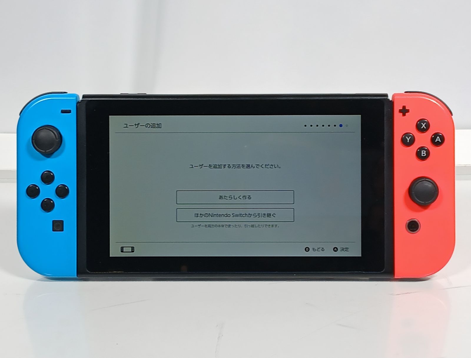 美品 Nintendo Switch 本体 HAD-S-KABAA ネオンブルー/レッド 