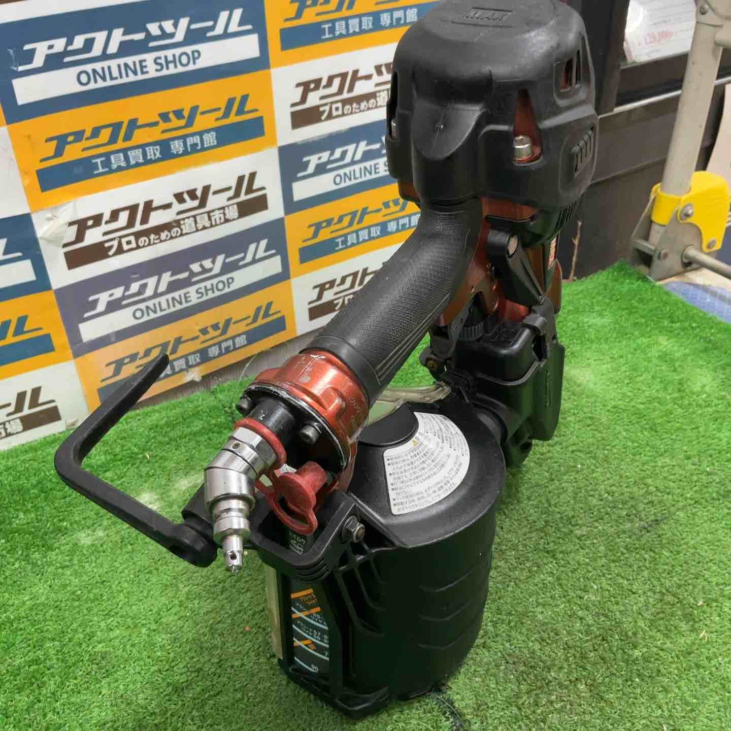 MAX HN-90N5(D)-R 高圧釘打ち機【リライズ野田愛宕店】【店頭取引限定】【未使用】【管理番号：ITHW4N61EY7E】 HN-90N5 (D) マックス 高圧コイルネイラ クールホワイト 【限定色