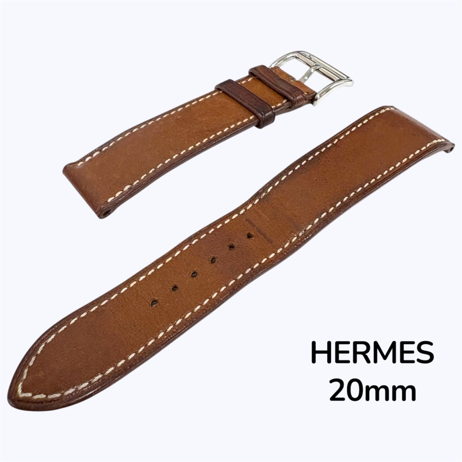 中古 時計バンド HERMES エルメス 純正20ｍｍ