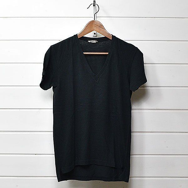 AURALEE  VネックTシャツ AURALEE (レディース) シームレスVネックTシャツ