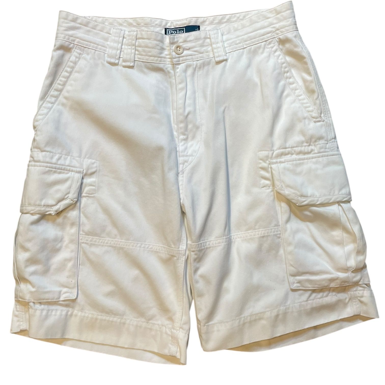 イタリア製 Polo Ralph Lauren リネン　カーゴショーツ W33 Ralphlauren ラルフローレン カーゴショーツ W33 | 古着屋DIGDIG