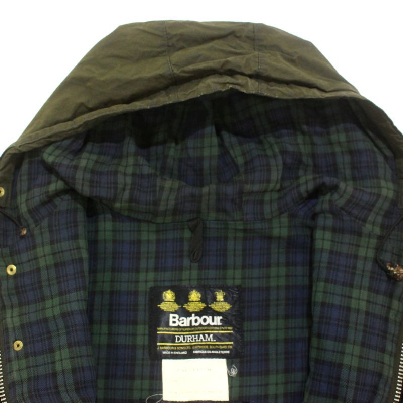 90s イギリス製 vintage Barbour DURHAM オイルドジャケット メンズ XL