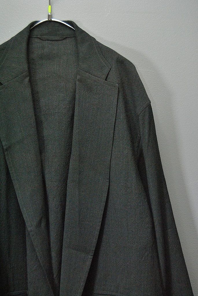 blurhms Wool Rayon Silk Cardigan Jacket ブラームス ウール レーヨン