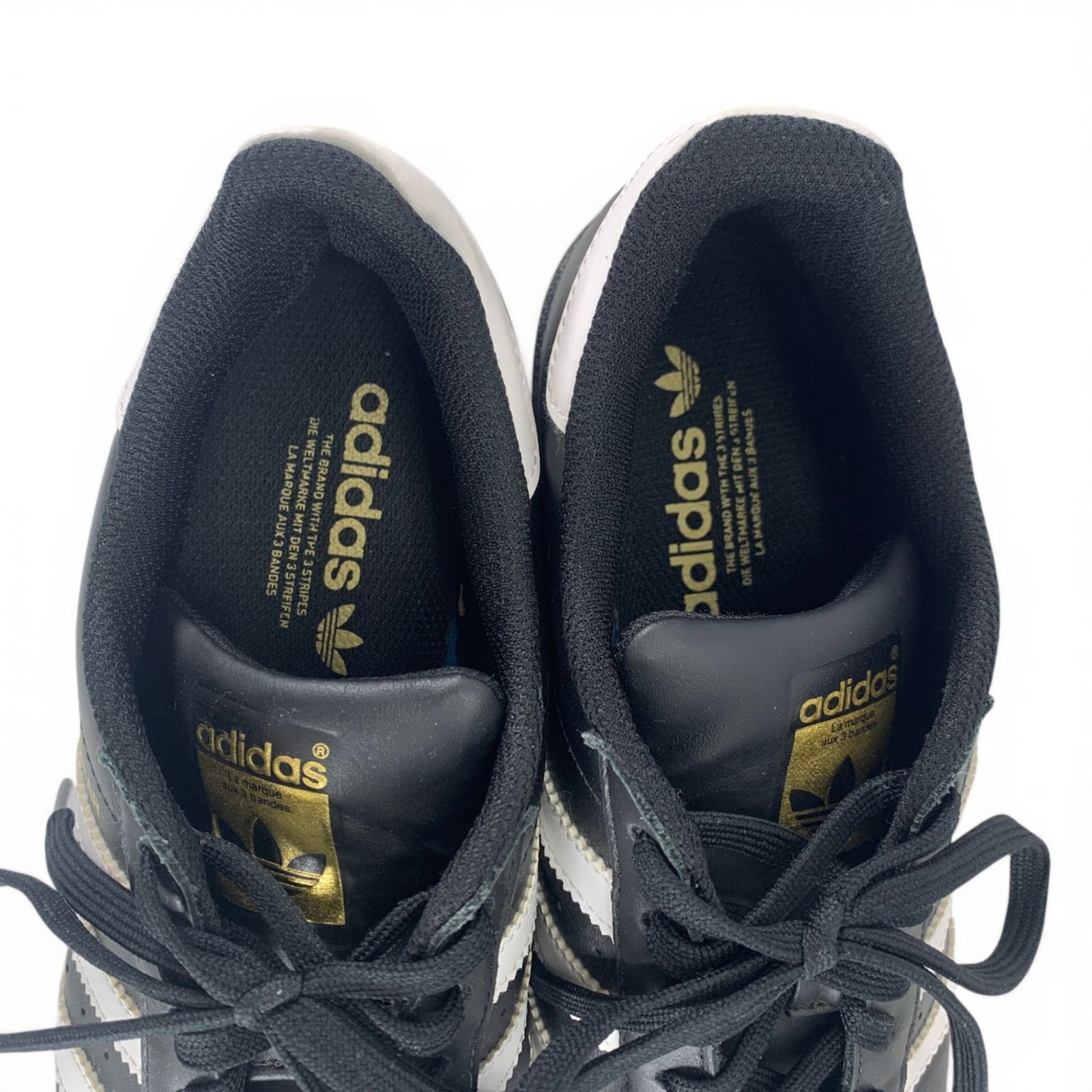 adidas アディダス スニーカー スーパースター 26.5cm ブラック - メルカリ