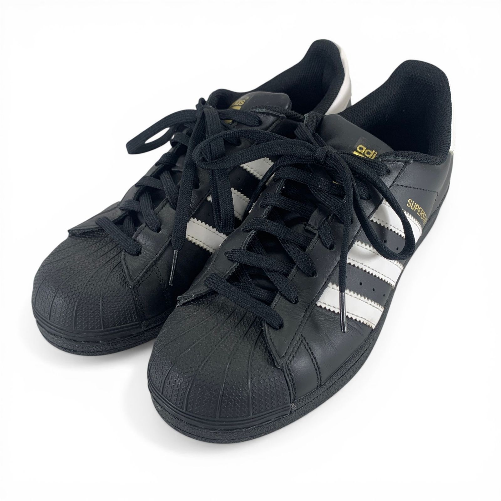 adidas アディダス スニーカー スーパースター 26.5cm ブラック - メルカリ
