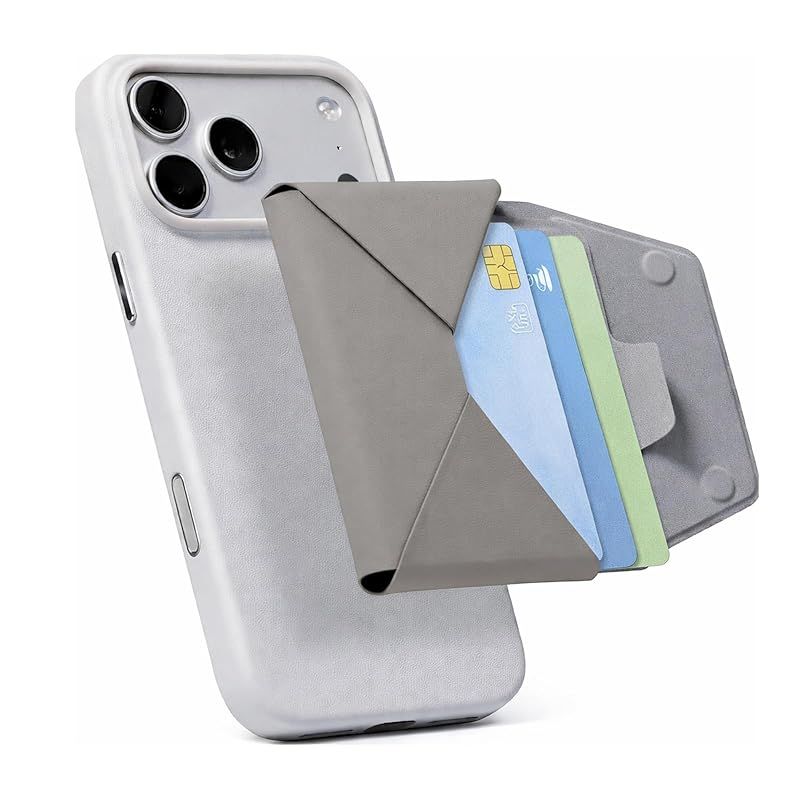 [MOFT] 国内正規代理店 MagSafe対応 カードウォレット iPhone用 マグネット式財布 最大8枚カード収納 薄型 MOVAS?ヴィーガンレザー 携帯便利 iPhone 17 / 16 / 15 / 14 / 13 / 12シリーズ対応トープ 1