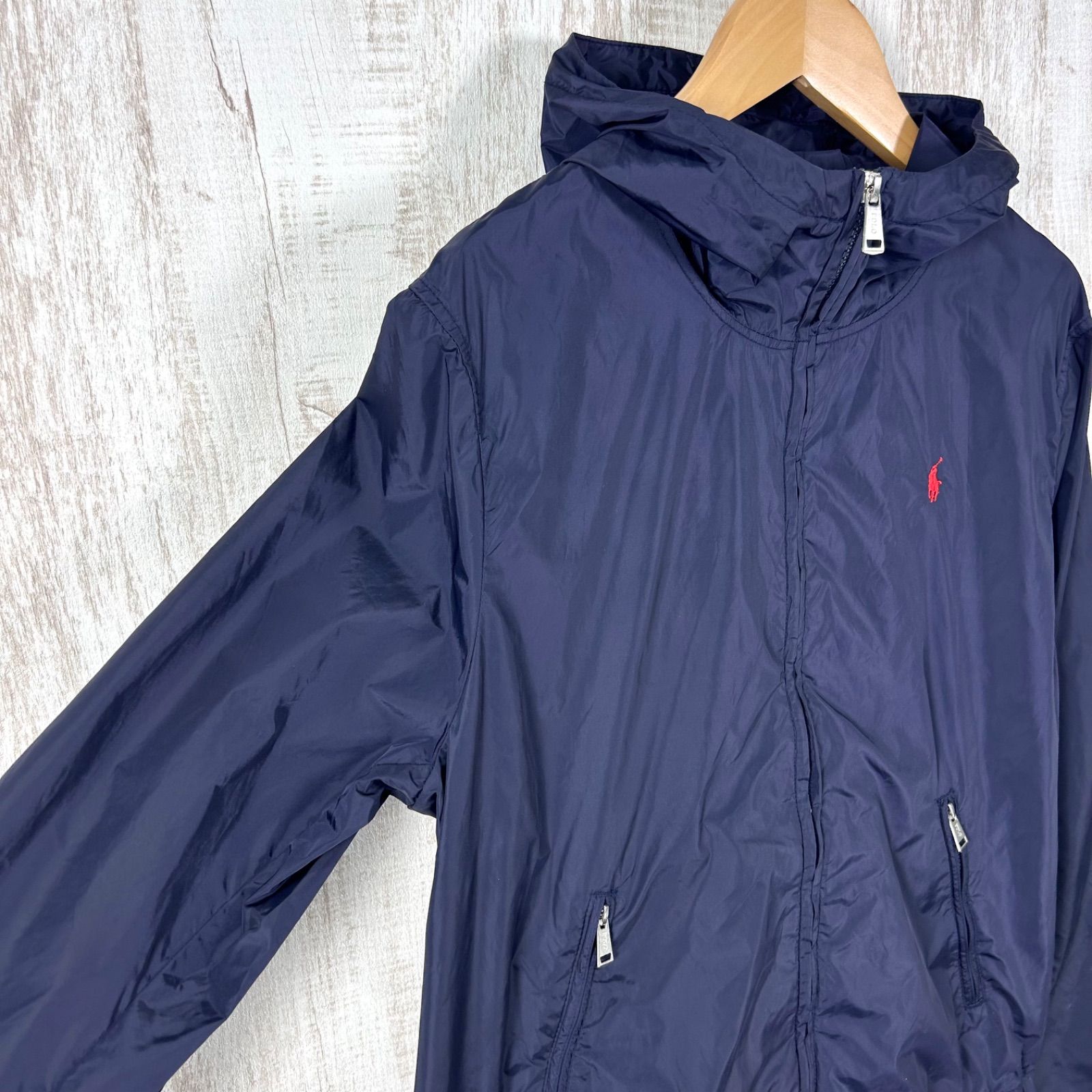 POLO RALPH LAUREN ナイロンジャケット　フーデット　160cm POLO RALPH LAUREN（ポロ・ラルフローレン） POLO RALPH LAUREN / ポロ