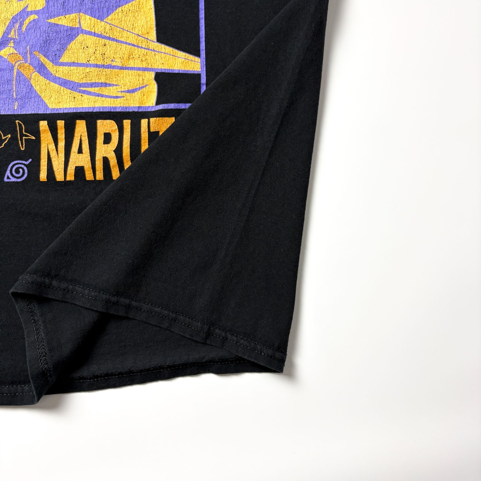 NARUTO ナルト アニメTシャツ M 黒 ブラック 九尾の狐 nine tails 岸本 