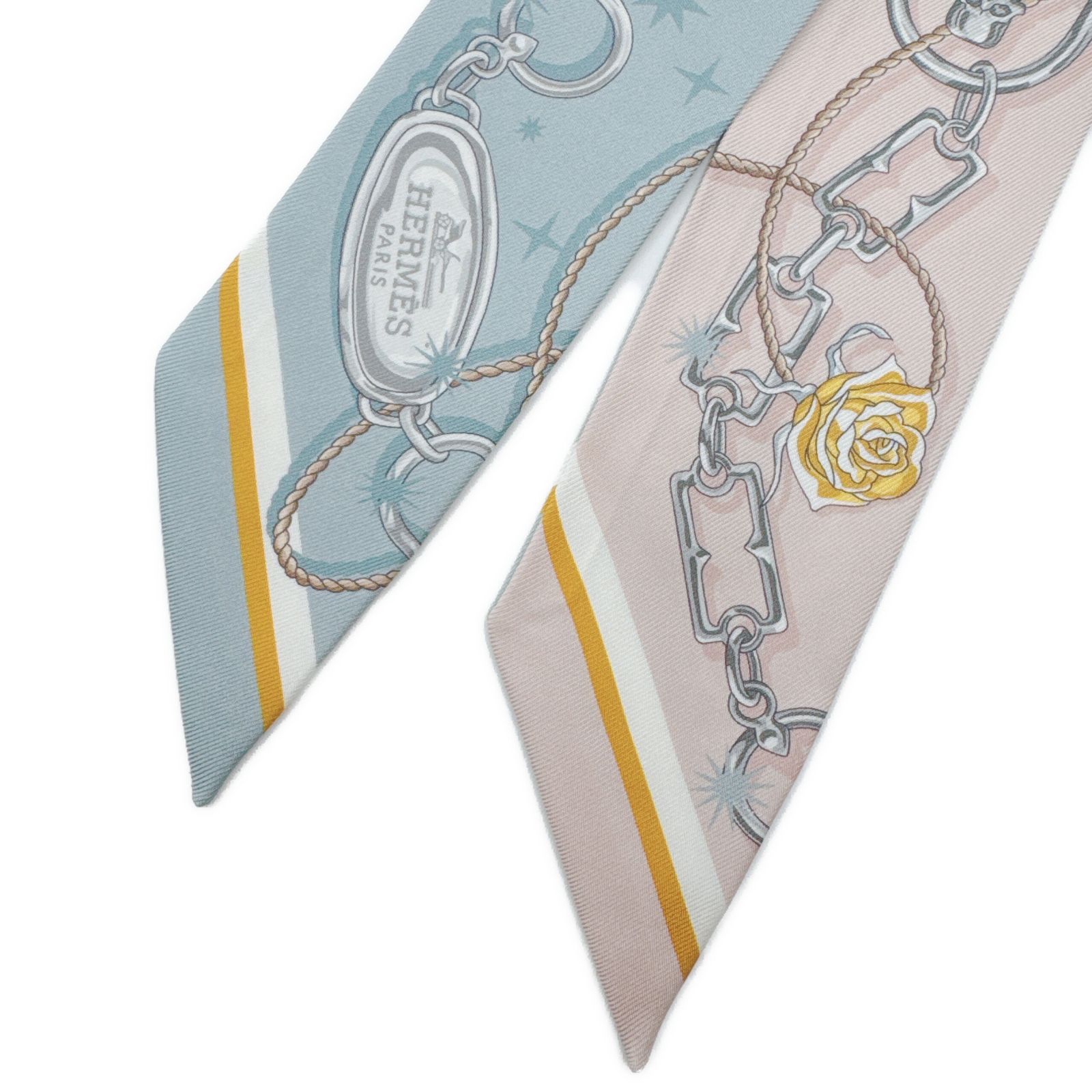 エルメス(HERMES) ツイリー CEST LA FEIE セ・ラ・フェット ブルー