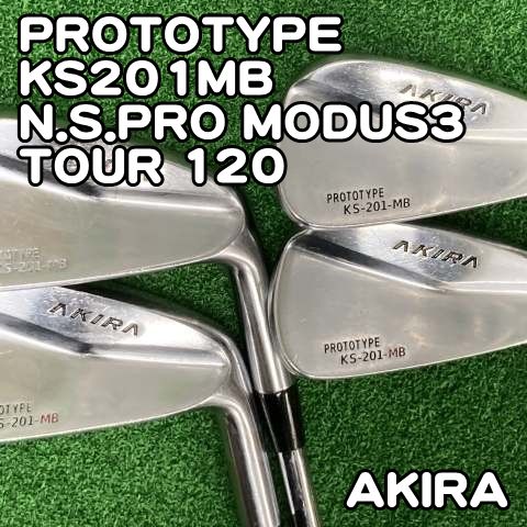 中古】アイアンセット アキラ PROTOTYPE KS201MB/N.S.PRO MODUS3 TOUR
