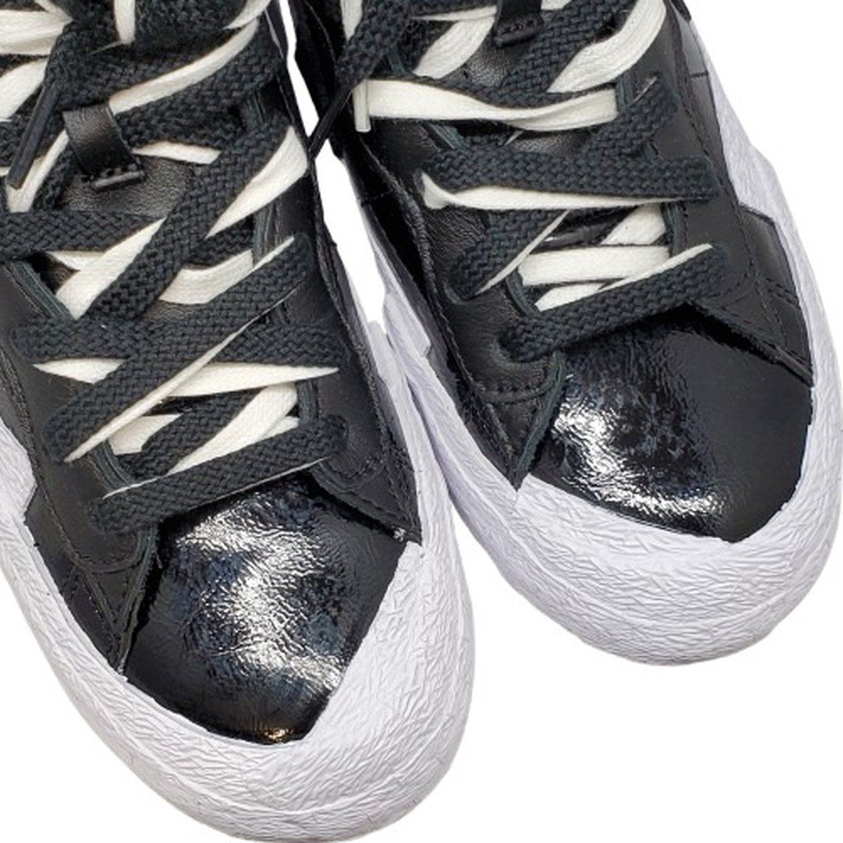 NIKE ナイキ sacai サカイ Blazer Low Black Patent Leather DM6443 