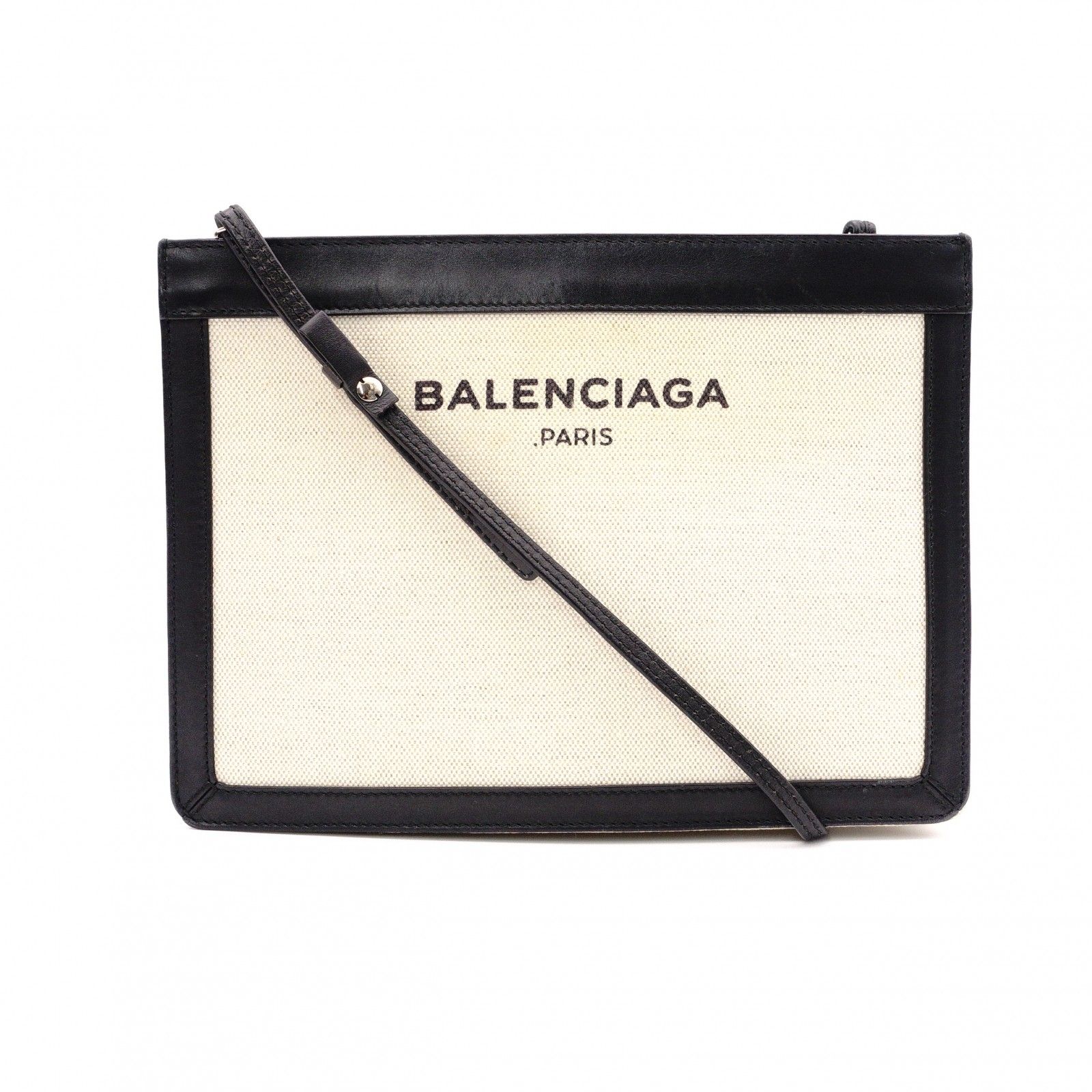 BALENCIAGA バレンシアガ ネイビー ポシェット ショルダーバッグ BALENCIAGA バレンシアガ ネイビー ポシェット ショルダーバッグ
