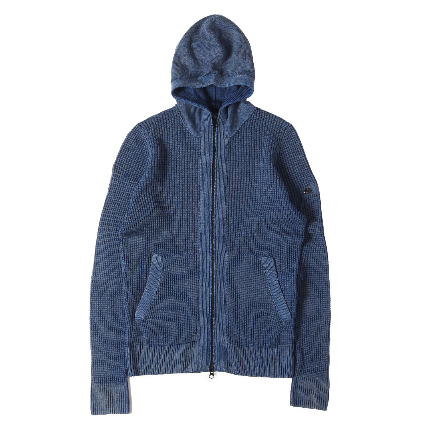 ストーンアイランド フルジップパーカー ネイビー STONE ISLAND
