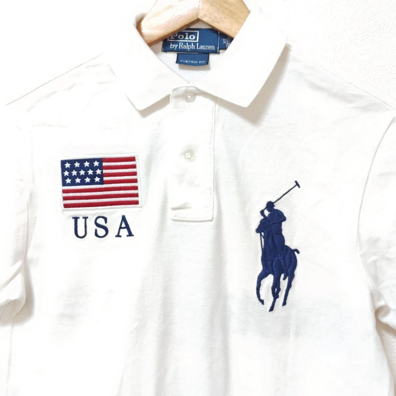 星条旗がアクセント【POLO BY RALPH LAUREN】ポロラルフローレン 半袖