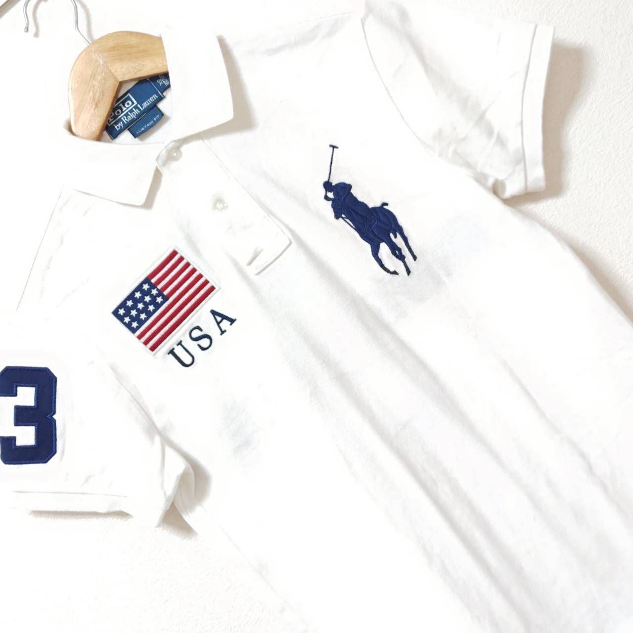 星条旗がアクセント【POLO BY RALPH LAUREN】ポロラルフローレン 半袖