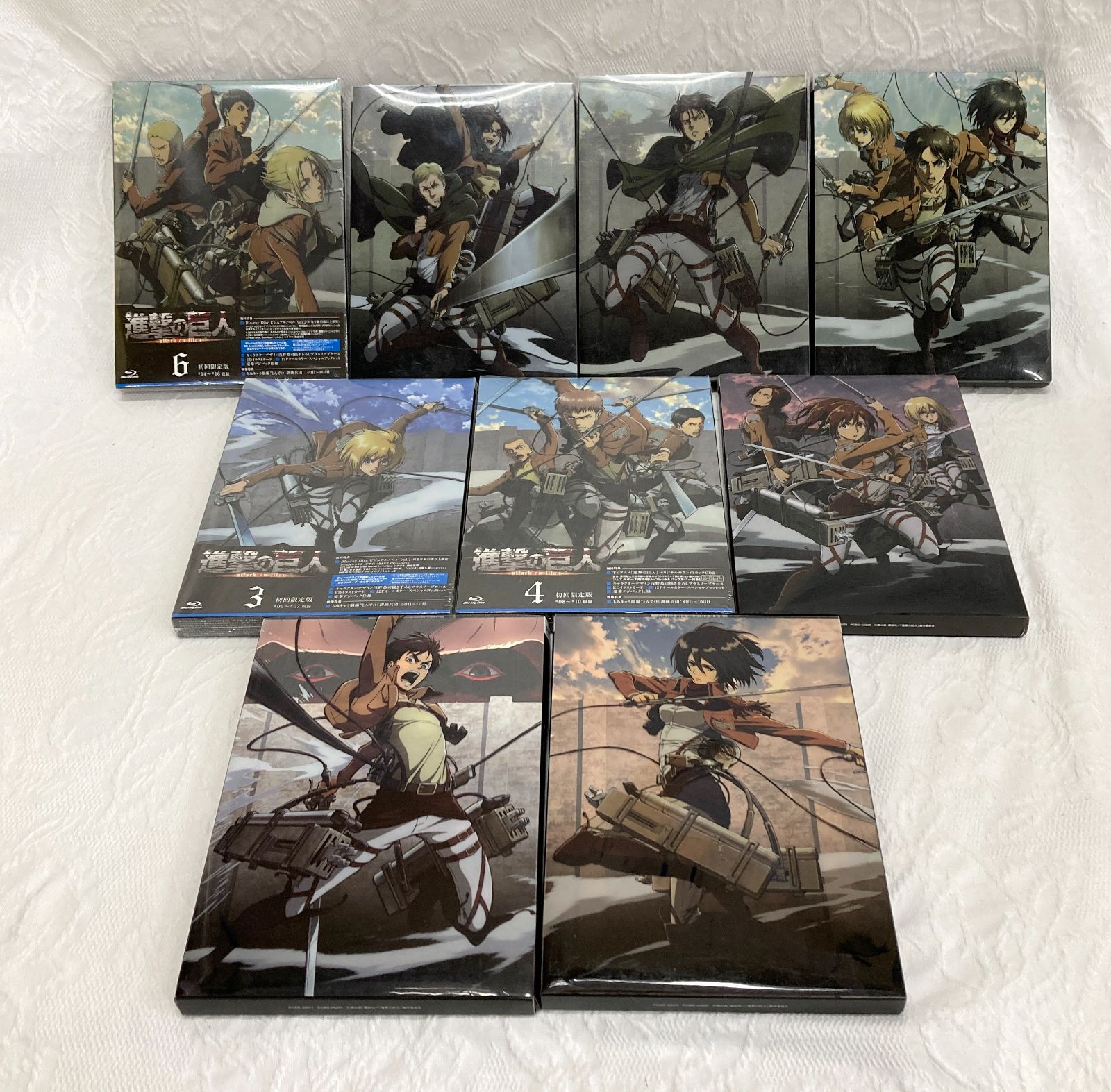 進撃の巨人 シーズン1 初回限定版 Blu-ray 9巻セット 【公式通販】