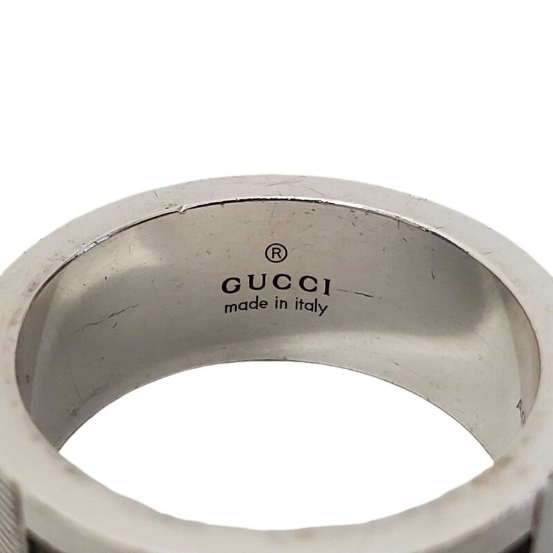 GUCCI グッチ リング ブランデッドG ワイドリング SV925 サイズ15