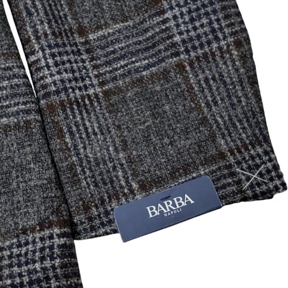 BARBA NAPOLI バルバナポリ チェック柄 WOOL JACKET ウールジャケット 